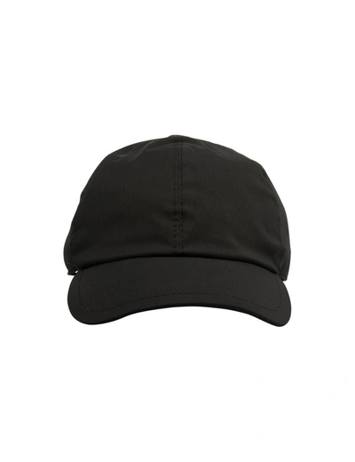 Shop Fedeli Anthracite Technical Fabric Baseball Hat In Grey