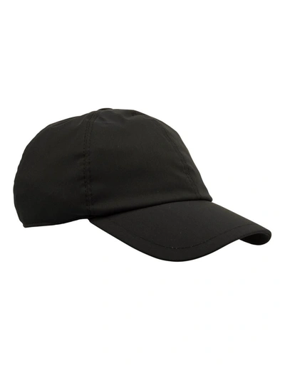 Shop Fedeli Anthracite Technical Fabric Baseball Hat In Grey