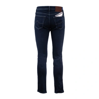 Shop Jacob Cohen Nick Slim Lyocell Stretch Jeans In Blue