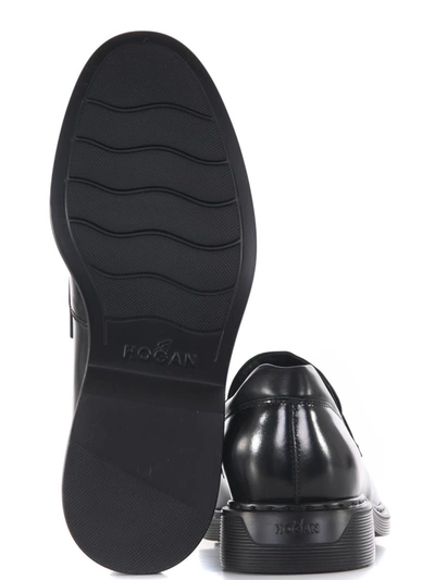 Shop Hogan Flat Shoes Black