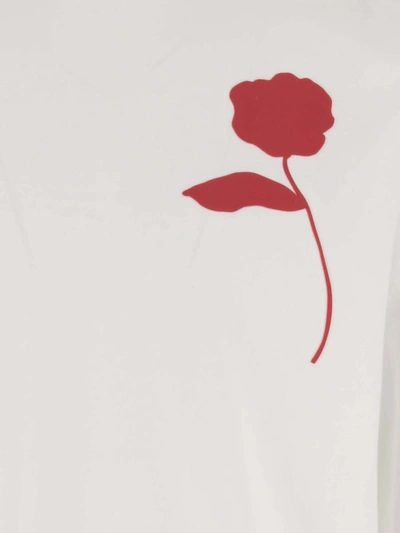 Shop Jacquemus T-shirts And Polos In Red Solid Rose White