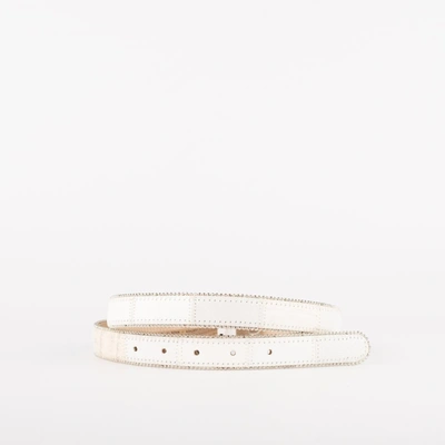 Shop Nanni Patchwork Belt In White