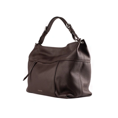 Shop Orciani Dark Brown Handy Bag