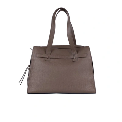 Shop Orciani Posh Bag Large Soft Wood In Brown