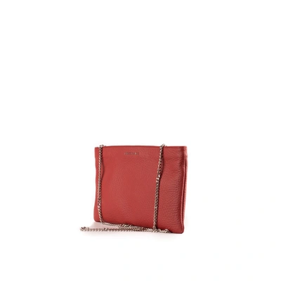 Shop Orciani Soft Lead Clutch Bag In Red