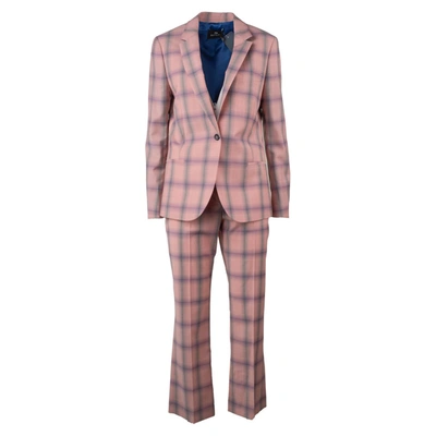 Shop Paul Smith Pink Cool Wool Suit Outfit