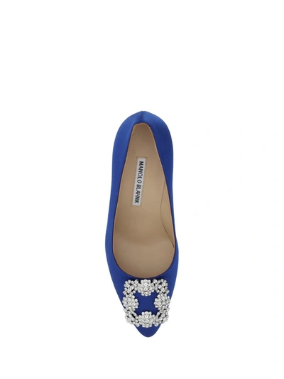 Shop Manolo Blahnik Pumps In Bblu