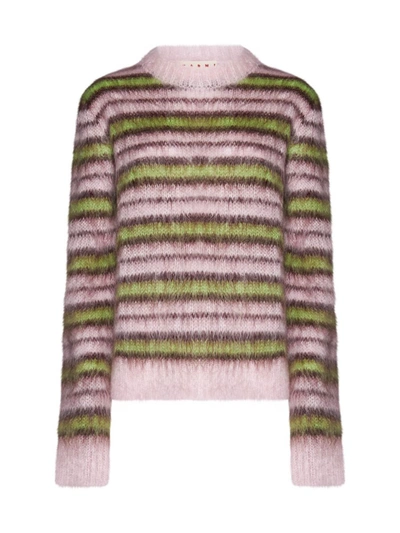 Shop Marni Sweaters In Quartz