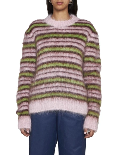 Shop Marni Sweaters In Quartz