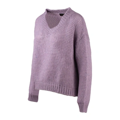 Roberto Collina Alpaca Sweater In Viola