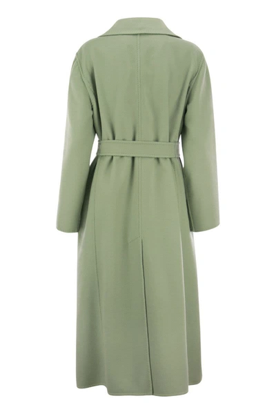Shop Max Mara Hans - Wool And Cashmere Coat In Green