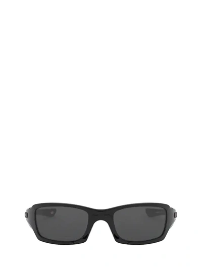 Shop Oakley Sunglasses In Polished Black