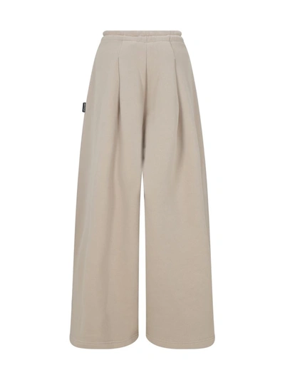 Shop Palm Angels Pants In Beige Bla