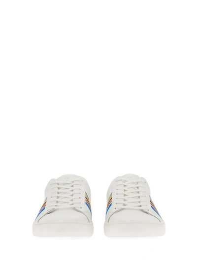 Shop Ps By Paul Smith Ps Paul Smith Signature Stripe Sneaker In White