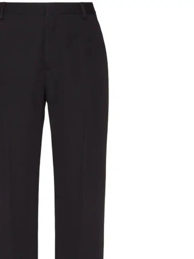 Shop Valentino Trousers In Black