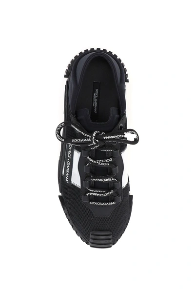 Shop Dolce & Gabbana Neoprene Ns1 Sneakers Men In Black
