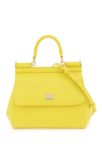 Shop Dolce & Gabbana Small 'sicily' Bag Women In Yellow