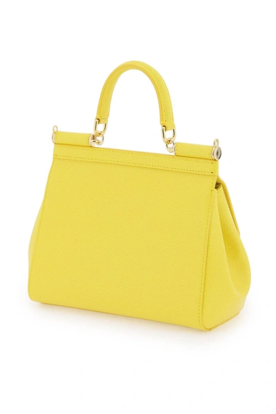 Shop Dolce & Gabbana Small 'sicily' Bag Women In Yellow