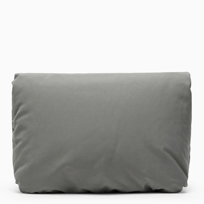 Shop Loewe Goya Asphalt Nylon Puffer Bag Men In Gray
