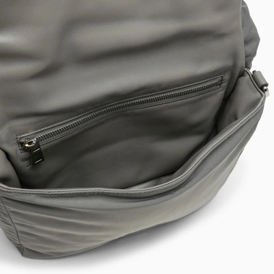 Shop Loewe Goya Asphalt Nylon Puffer Bag Men In Gray
