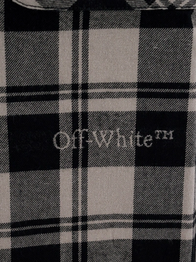 Shop Off-white Off White Man Shirt Man Beige Shirts In Cream