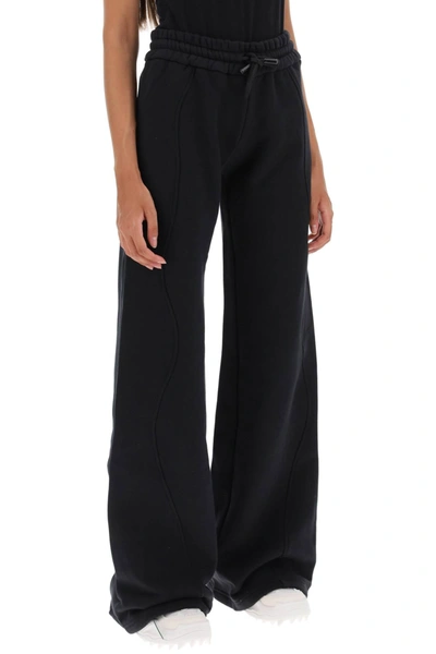 Shop Off-white Flared Joggers Women In Black