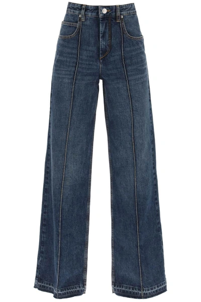 Shop Isabel Marant Noldy Flared Jeans In Blue