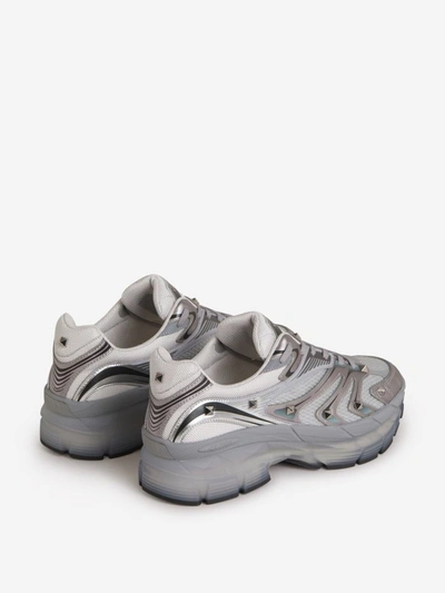Shop Valentino Garavani Sneakers Ms-2960 In Silver
