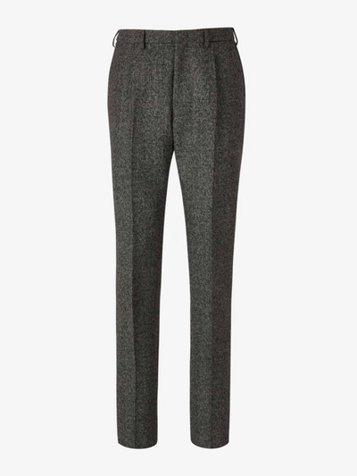 Shop Valentino Wool Suit In Heather Gray