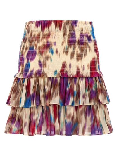 Shop Marant Etoile Naomi Skirts In Multicolor