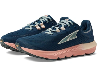 Shop Altra Women's Provision 7 Running Shoes In Deep Teal/ Pink In Multi