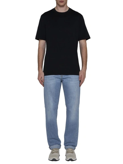 Shop Brunello Cucinelli T-shirts And Polos In Black