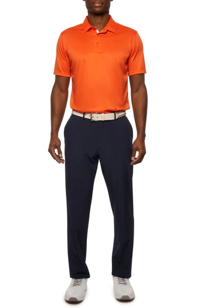 Shop Robert Graham Axelsen Short Sleeve Polo In Orange