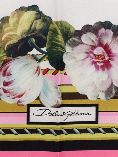 Shop Dolce & Gabbana Foulard In Multicolor