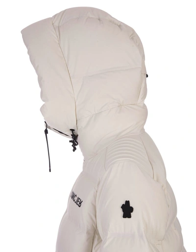 Shop Moncler Grenoble Suisses Down Jacket In White