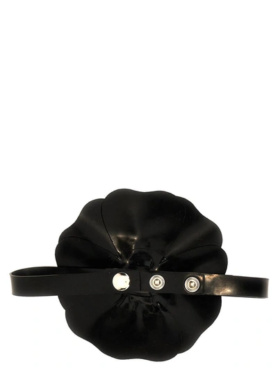 Shop Philosophy Di Lorenzo Serafini Flower Choker Necklace In Black