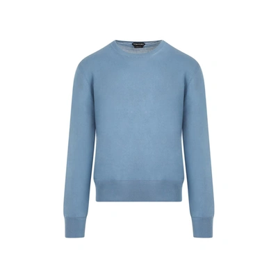Shop Tom Ford Crewneck Sweater In Blue