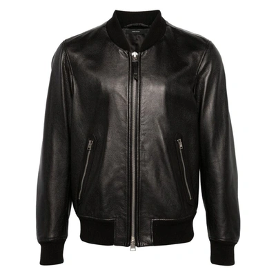 Shop Tom Ford Outerwears In Black