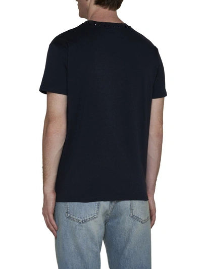 Shop Valentino T-shirts And Polos In Blue