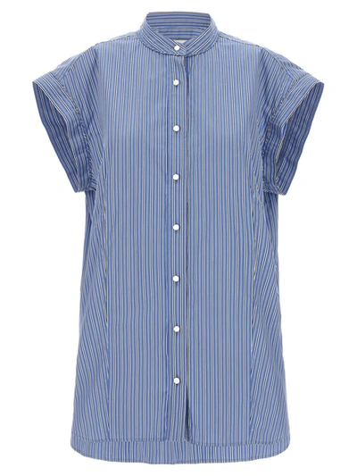 Shop Isabel Marant 'reggy' Shirt In Blue