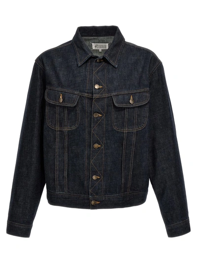 Shop Maison Margiela Denim Jacket In Blue