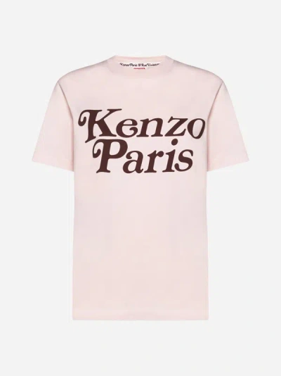 Shop Kenzo By Verdy Cotton T-shirt In Faded Pink