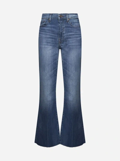 Shop 7 For All Mankind Betty Boot Traveller Jeans In Mid Blue