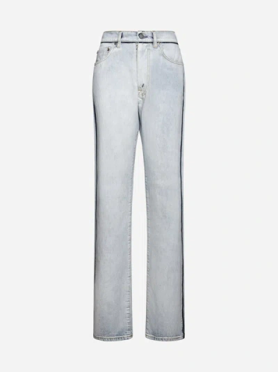 Shop Maison Margiela Profiles Jeans In Icy Slip