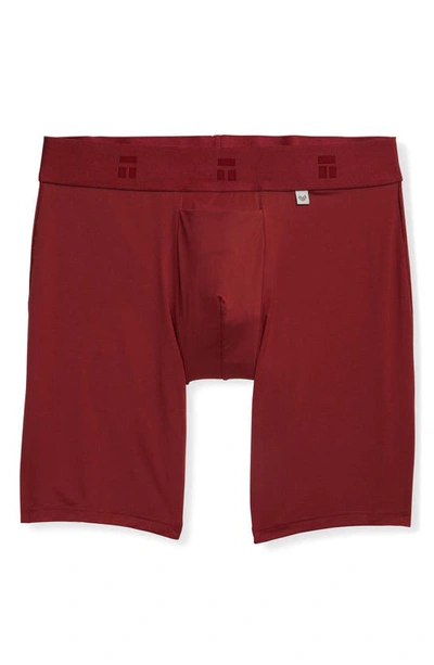 Shop Tommy John Air 8-inch Boxer Briefs In Cabernet