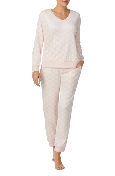 Shop Kate Spade Print Pajamas In Blush Dot