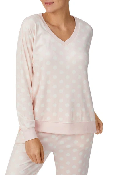 Shop Kate Spade Print Pajamas In Blush Dot