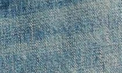 Shop R13 Jesse Destroyed Hem Denim Skirt In Clinton Blue