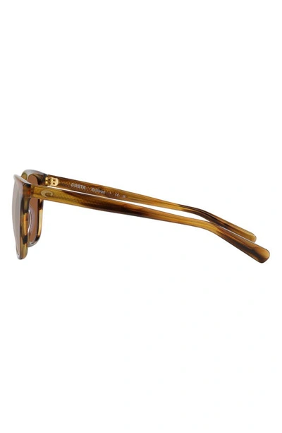Costa Del Mar Sullivan 53mm Mirrored Square Sunglasses In Beige