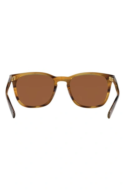 Costa Del Mar Sullivan 53mm Mirrored Square Sunglasses In Beige